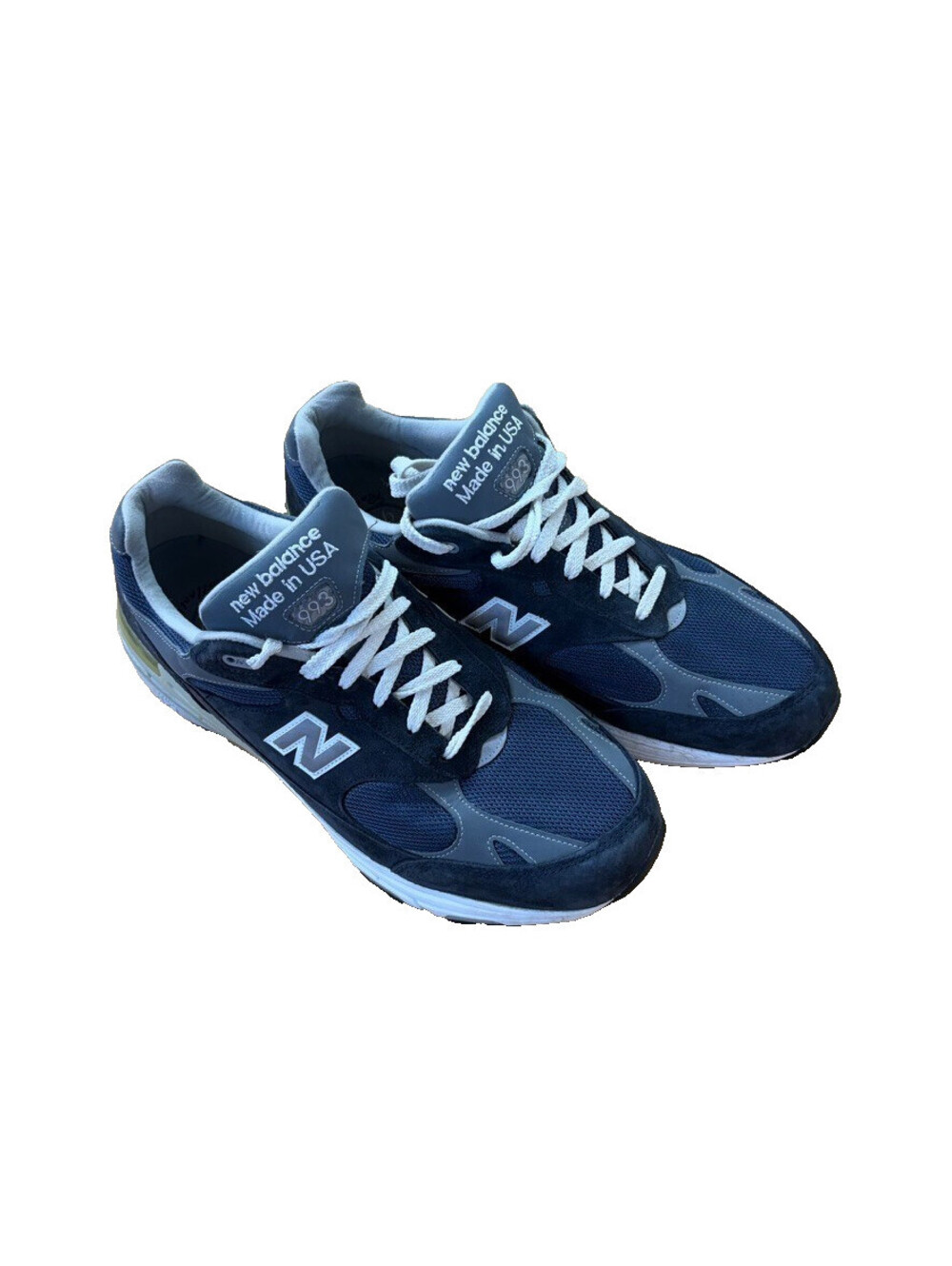 New Balance 993 Mens 13 Navy Made in USA Heritage Dad Shoes Gorpcore